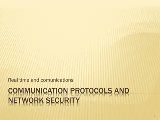Real-Time Communications Protocols and Network Security Overview