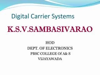 Digital Carrier Systems in Communication