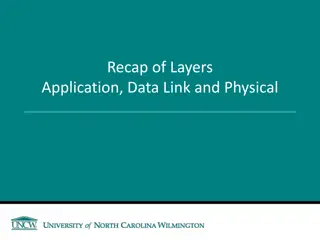 Network Layers and Application Architecture
