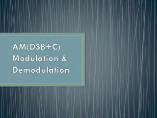 AM (DSB+C): Modulation and Demodulation Overview
