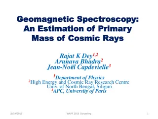Estimation of Primary Cosmic Ray Mass Using Geomagnetic Spectroscopy