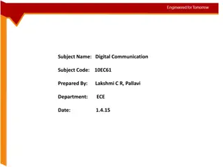 Insights on Digital Communication: Interference, Transmission, and Solutions
