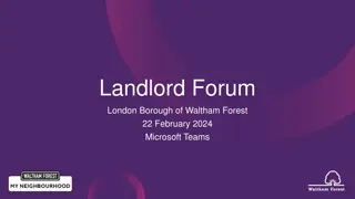 Property Licensing Consultation Overview in Waltham Forest 2024