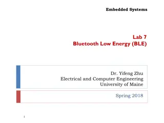 Bluetooth Low Energy (BLE) Technology and Protocols