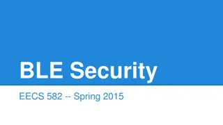 BLE Security in EECS 582 Spring 2015 Course