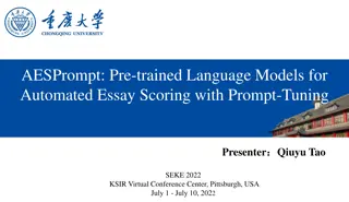 AESPrompt: Pre-Trained Language Models for Automated Essay Scoring