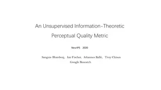 Unsupervised Information-Theoretic Perceptual Quality Metric NeurIPS 2020