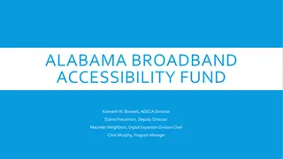Alabama Broadband Accessibility Fund and Act Overview