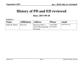 Revealing the Historical Background of PD and ED in Wireless Technologies