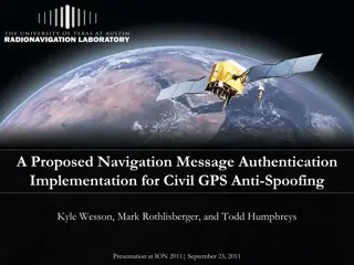 Proposed Navigation Message Authentication for Civil GPS Anti-Spoofing