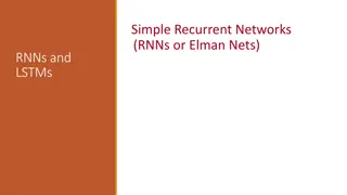 Recurrent Neural Networks: RNNs and LSTMs