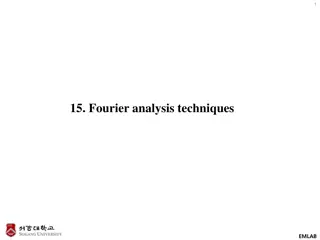Fourier Analysis Techniques in EMLAB