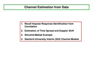 Channel Estimation and Impulse Response Identification