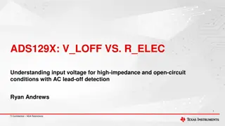 Input Voltage for High-Impedance Conditions with AC Lead-Off Detection