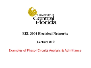 Phasor Circuits Analysis: Example Problems and Solutions