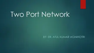 Two-Port Network Parameters and Impedance Relationships
