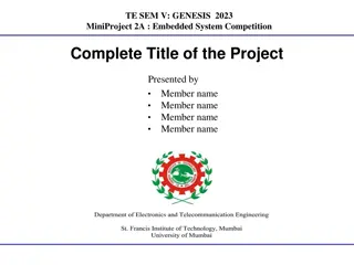 Embedded System Competition Project 2023