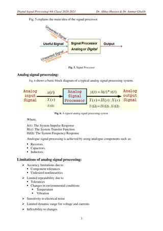 Analog and Digital Signal Processing Systems