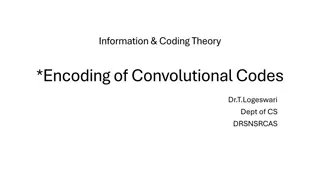 Encoding and Decoding of Convolutional Codes in Information Theory