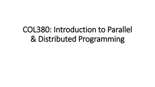 Exploring Parallel and Distributed Programming Concepts
