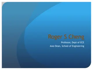 Roger S. Cheng - ECE Professor & Assoc. Dean | Research Areas in Wireless Communications