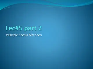 Multiple Access Methods in Networks