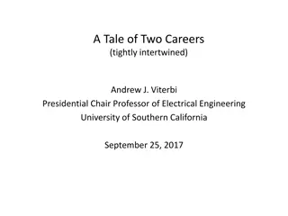 Intertwined Careers of Andrew J. Viterbi - A Timeline of Achievement