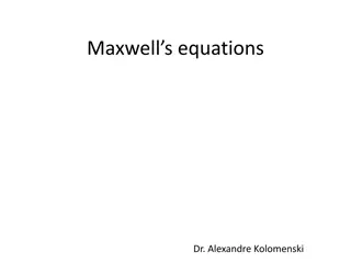 Maxwell's Equations and Their Significance