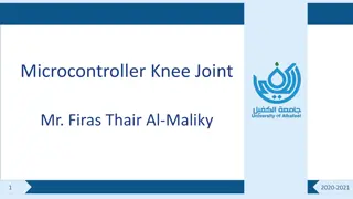 Innovative Microcontroller Knee Joint Technology by Mr. Firas Thair Al-Maliky