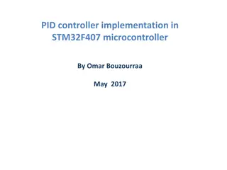 PID Controller Implementation in STM32F407 Microcontroller