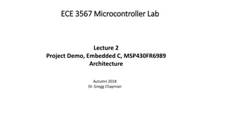 Getting Started with MSP430FR6989 Microcontroller Development