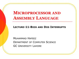 Interrupts in Microprocessor and Assembly Language