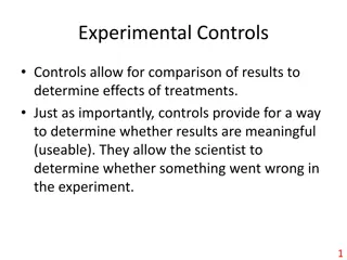 Experimental Controls for Effective Scientific Research