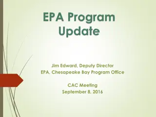 Chesapeake Bay Program Updates and Accountability Details
