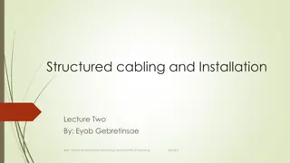 Fiber Optic Cables and Installation Basics