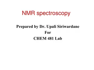 NMR Spectroscopy Principles and Applications