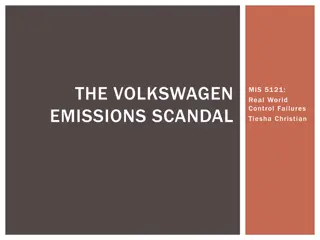 Volkswagen Emissions Scandal: Real World Control Failures and Consequences