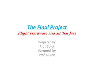 Engineering Project: Flight Hardware and Skills Development