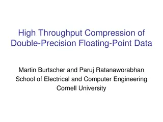 Fast Double-Precision Data Compression for High Throughput