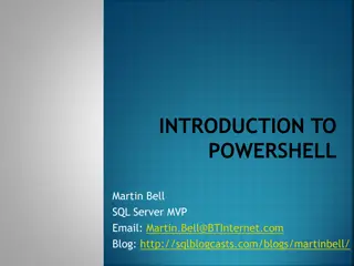 Unlock the Power of PowerShell for SQL Server Management