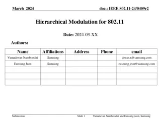 Hierarchical Modulation for Improved WLAN Connectivity