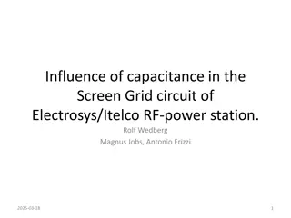 Capacitance Influence in Screen Grid Circuit of Electrosys/Itelco RF-Power Station