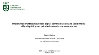 Impact of Digital Communication on Wine Market Liquidity
