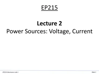 Power Sources in Electronics Labs