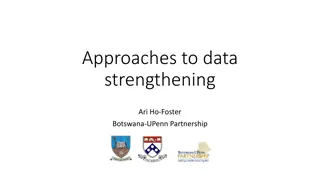Data Strengthening Approaches in Healthcare Facility