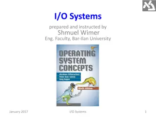 I/O Systems in Computer Architecture