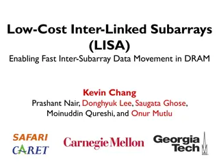 Fast Inter-Subarray Data Movement in DRAM with LISA