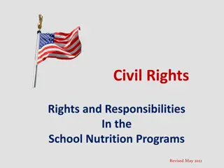 Civil Rights and Responsibilities in School Nutrition Programs