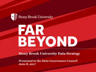 Stony Brook University Data Strategy Overview