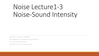 Sound Intensity, Power, and Decibels in Environmental Engineering
